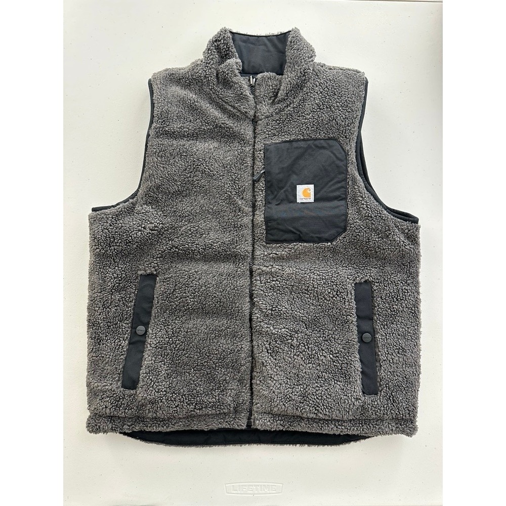 Carhartt Montana Insulated Reversible Vest Shadow Grey Black OV5607-W Womens S